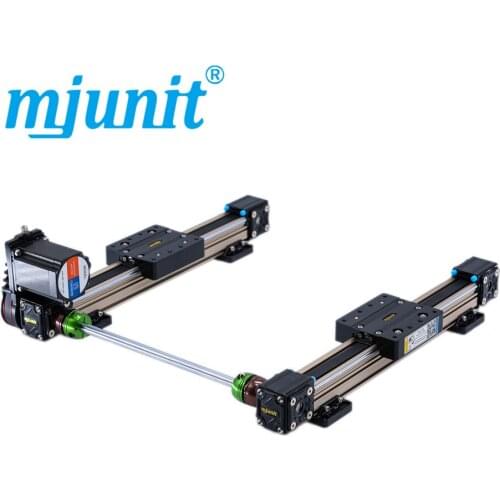 Mjunit MJ40 Slide Block and Linear Guide Rail for automatic machines with 500mm stroke 2 rails