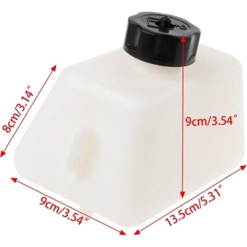 1L White Body Black Cap Plastic Motorcycle Petrol Fuel Tank For Mini Moto Pit Dirt Bike Dirtbikes Filterqiang