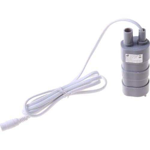 OOTDTY 12V 1.2A DC Micro Submersible Motor Water Pump 12L/Min 600L/H 5M 5.5x2.1 Female