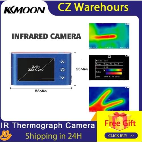 HY MLX90640 LCD Display Screen Portable Handheld Thermograph Camera Infrared Temperature Sensor Digital Infrared Thermal Imager