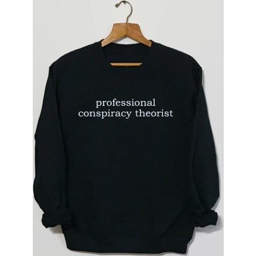 Professional Conspiracy Theorist Conspiracy Sweatshirt Conspiracy Unisex Alien Sweatshirt tumblr sweatshirt