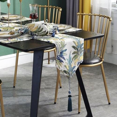 American light luxury pastoral table flag cotton table fabric household long shoe cabinet lid towel small fresh T