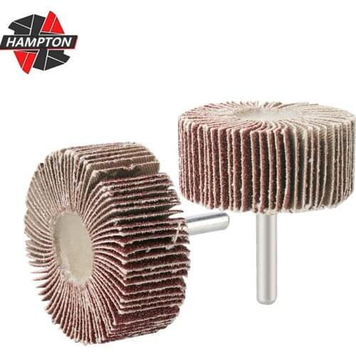 Shutter Polishing Wheels 25-80mm Sandpaper Wheel 80 Grit Grinding Sanding Sandpaper Flap Wheel Discs For Dremel Rotary Tools