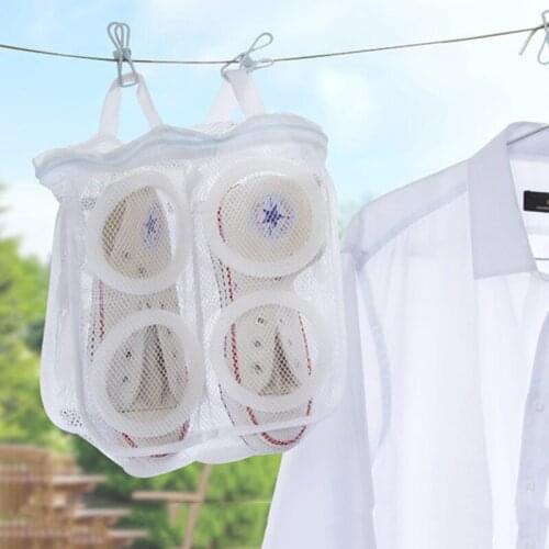 Laundry Bags Shoes Hanging Dry Sneaker Mesh Wash Machine Home Storage Organizer Accessories Gear Stuff 2020 HOT