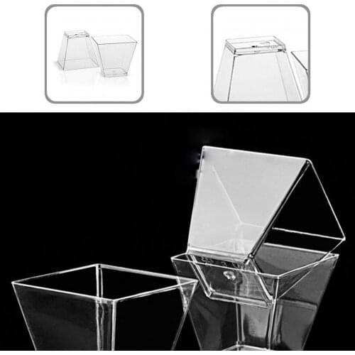 Crack-resistant Tableware Disposable Mini Dessert Cups for Celebration