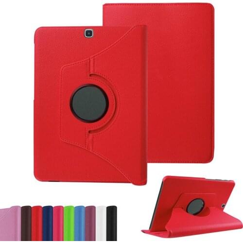 360 Rotating PU Leather Case For Samsung Galaxy Tab S2 8.0 T710 T715 T713 T719 Cover Sand Holder Funda For SM-T713 SM-T719