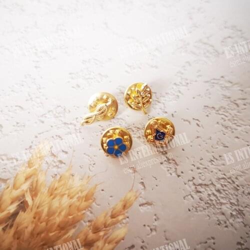 Wholesale 4 different style of Masonic Lapel Pins Badge Mason Freemason size is from 0.6cm to 1.5cm