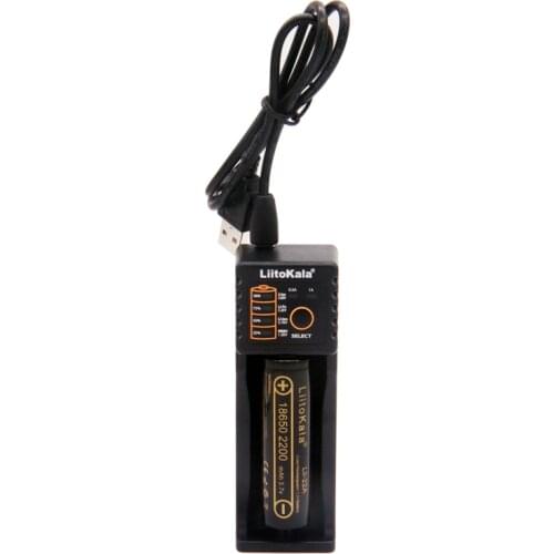 LiitoKala Lii-100B battery charger+HongKong LiitoKala Lii-22A 18650 2500mah Rechargeable battery for flashlight