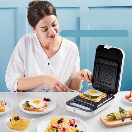 Sandwich machine light food machine breakfast machine spit driver multi function heating press toaster waffle machine