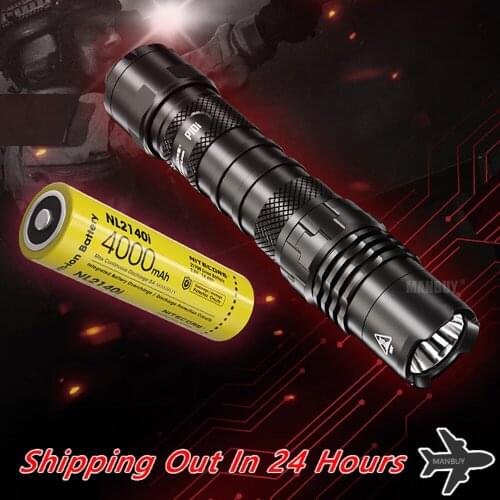 Free Shipping Nitecore P10i 1800 Lms USB-C Rechargeable LED Flashlight Luminus SST-40-W + NL2140i 21700 Battery + NTH10 Holster