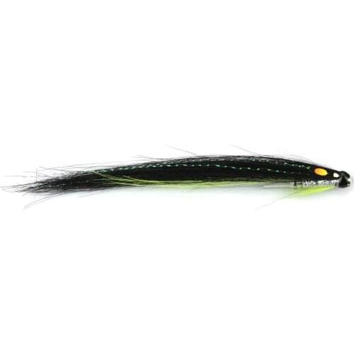 Chartreuse Monkey Loop Bottle Tube Fly Salmon Sea Trout Flies (8-pack)