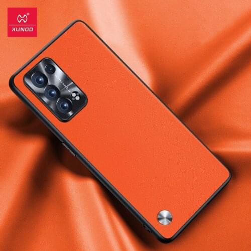 Case For Oppo Reno 6 Pro 6 Pro+ Xundd Vegan Leather Phone Case Camera Protective Cover For Reno 6 Pro Case Leather Shell