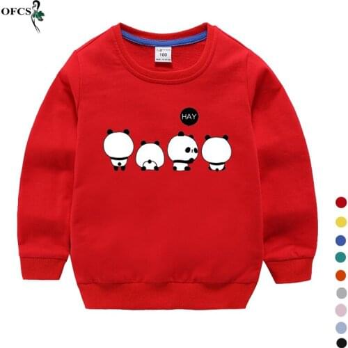 Hot 2-12Years Childrens Clothing Cotton Boys Girls Sweatshirts Autumn Kids Cartoon Clothes Teenagers Outerwear Fashion Costume