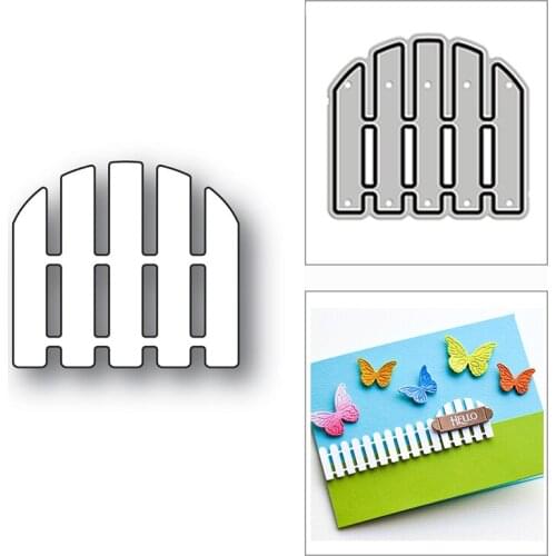 New Small Wooden Fence Shape 2020 Metal Cutting Dies for DIY Scrapbooking and Card Making Decorative Embossing Craft No Stamps