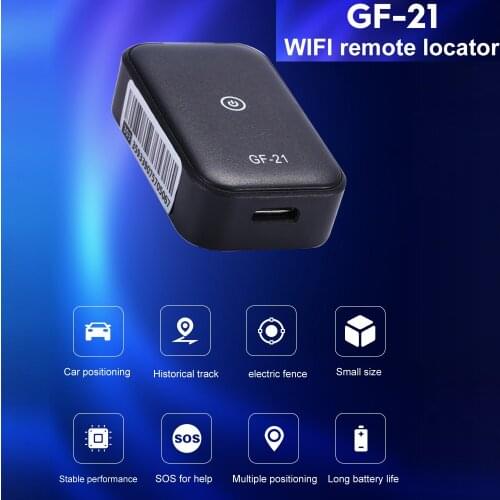 Mini GPS Real Time Car Tracker Anti-Lost Device Voice Control Recording Locator High-definition Microphone WIFI+LBS+GPS Pos