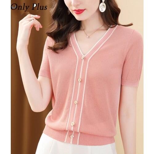 Only plus Women's Short T-shirts