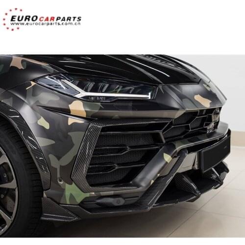Urus front lip fit for LP Urus 2018-2020year front lip and spiltter with canard for Urus DRY carbon fiber