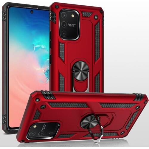 Duty Rugged Cover Ring Bracket Magnetic Holder Shockproof Kickstand case+screen protector for Samsung Galaxy S10 Lite/M80S/A91