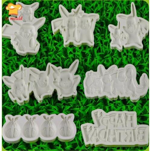 Dessert Silicone Mold Sugar Man Sugar Doll Sugar Cake Decoration Kapiu Cartoon Style Mousse Pudding Jelly