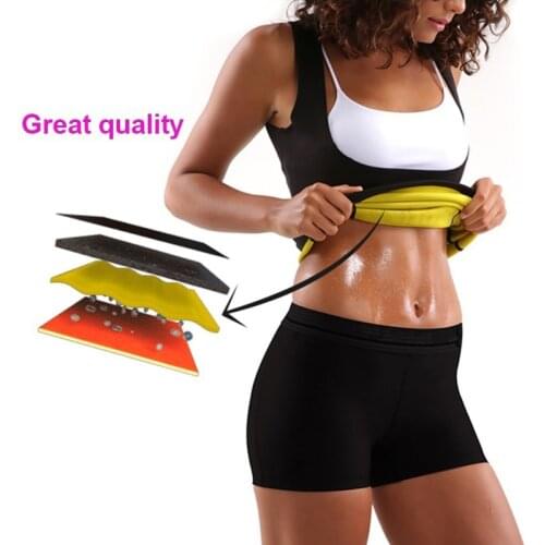 Sport Fitness Fat Burning Sheath Tummy Trimmer Neoprene Shapewear Women Waist Trainer Vest Sweat Sauna Slimming Body Shaper