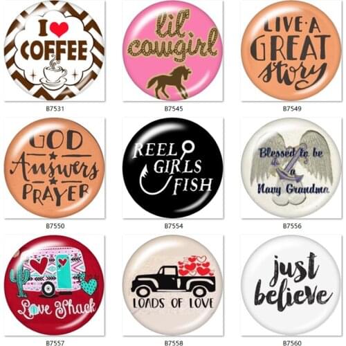 WORD GOD BELIEVE FAMILY LOVE 10pcs mixed 12mm/18mm/20mm/25mm Round photo glass cabochon demo flat back Making findings B7531