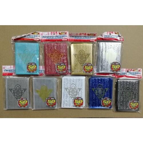 10 packs/lot (500 pcs) Yu-Gi-Oh! Cosplay Yugioh Millennium Puzzle Anime Board Games Card Sleeves Card Barrier Card Protector