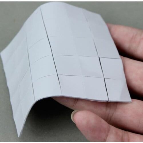 300 Pieces LOT White 15x15mm 15x15x1mm GPU Silicone Conductive Thermal Pad