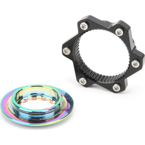 MEIJUN Bicycle Centerlock 6-Hole Adapter MTB Road Bike Hub Center Lock Conversion 6 Disc Brake Rotor Bike Accessoires