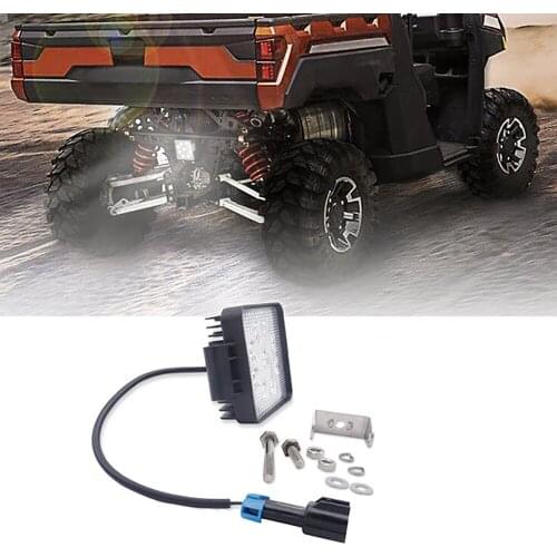 UTV Accessories For Polaris 2018-2021 Ranger Crew XP 1000 Car Backup Reverse Light 27W Plug N Play Car Led Light Below Cargo Bed