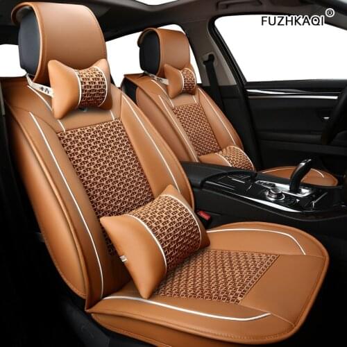 FUZHKAQI 1pcs car seat covers For opel zafira tourer astra g h k insignia 2014 meriva b vectra c mokka accessories seat covers