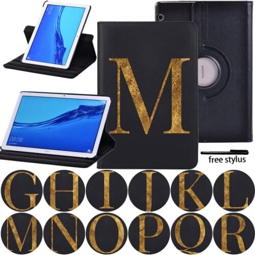 For Huawei MediaPad T3 10 9" 360 Degrees Rotation Tablet Holder Cover Pu Leather Cover for Huawei MediaPad T5 10 10.1"