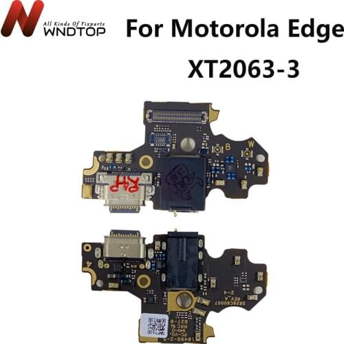 For Motorola Edge USB Charging Port For Moto Edge Charger Port Dock Plug Connect Board XT2063-3 USB Charging