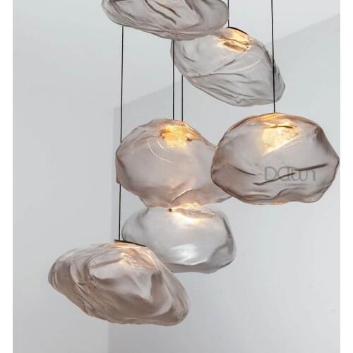 Modern crystal iron chandelier lighting chandelier ceiling modern led chandelier dining room nordic decoration home