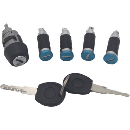 IGNITION SWITCH DOOR LOCK BARREL SET FOR VW TRANSPORTER CARAVELLE T4 1990-2003 BRAND NEW