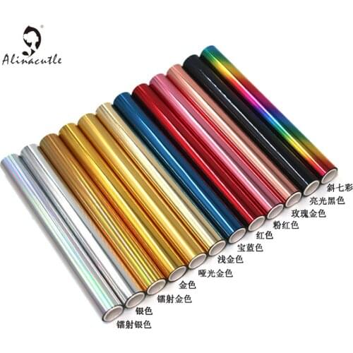 5M(Length)X19CM(Width) Toner Reactive Foil Roll,Use with Laminator Laser Printer ,Paper Holographic Heat Transfer Crafts Foil
