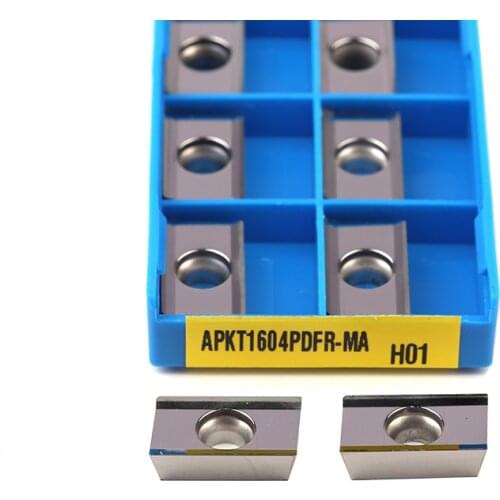 APGT1135PEDFR G2 H01 CNC Durable Lathe Cutting Tools Blades APGT1604PDFR G2 H01 Aluminum Turning Tools Carbide Milling Inserts