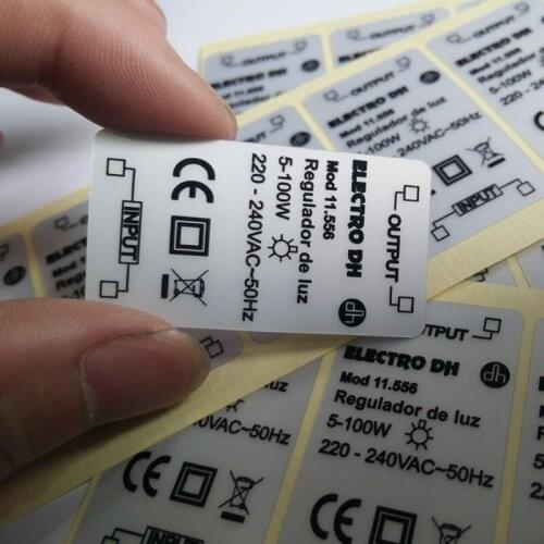 Customized Extra strong custom adhesive labels for essential lubrication oil bottles