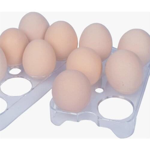 2pcs 6/8 Grids Refrigerator Egg Tray Practical Egg Storage Container Fridge Egg Crisper Organizer Rack Kitchen Tools