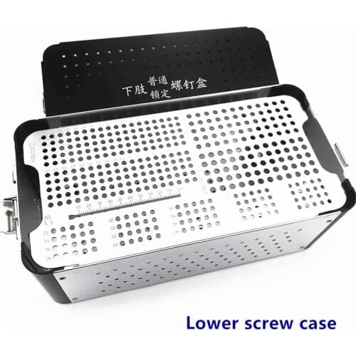 Bone Screws Case Rack Upper/Lower Orthopedics HA3.5mm HB4.0mm Locking 4.0mm HA4.5 HB6.5mm Locking 5.0mm 6.0mm