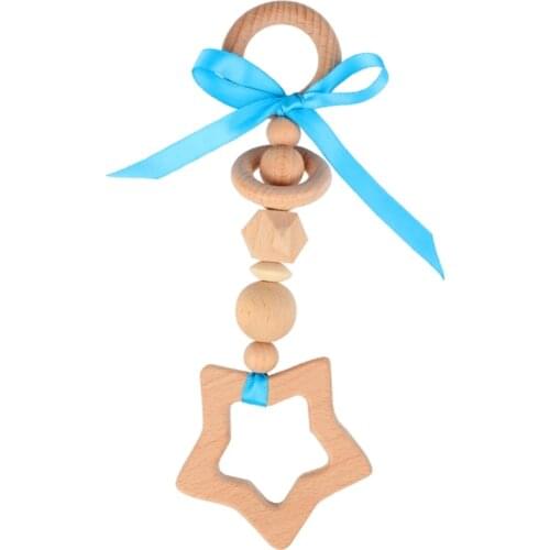 Q9QB Cute Animal Shaped Baby Gifts Infant Bed Around Decoration Hanging Toy with Bell Inside Food Grade Toys