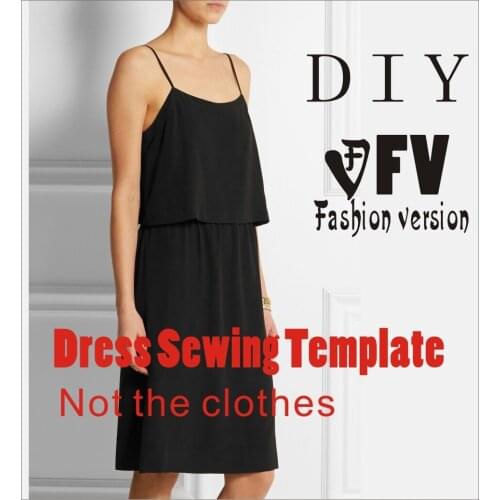 Dresses Sewing Pattern Template Cutting drawing Clothing DIY ((Not selling clothes)) BLQ- 216