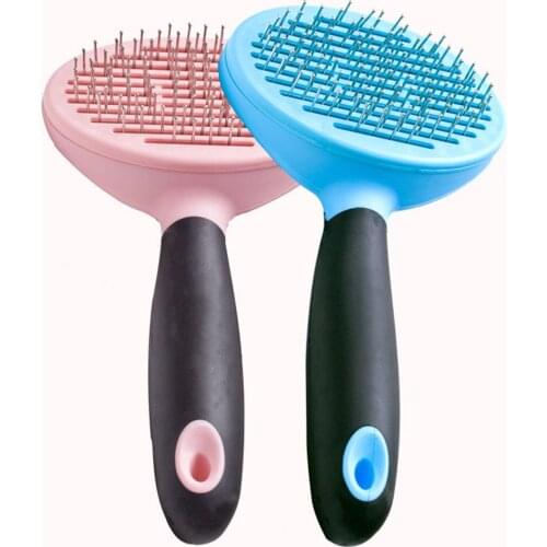 Well Massage Slicker Pet Dog Grooming Brush Cat Fur Shedding Comb Rake Tool New