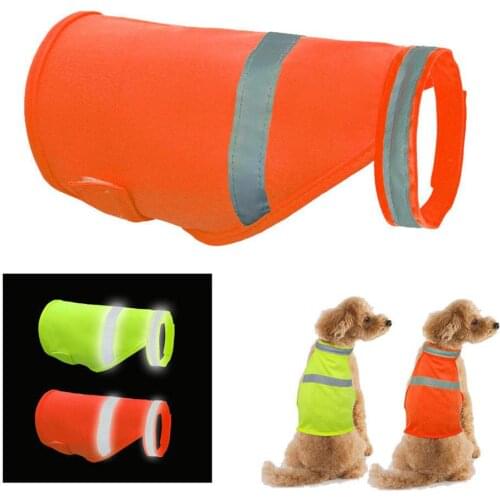 Pet Dog High Visibility Reflective Safety Vest for Outdoor Work Walking