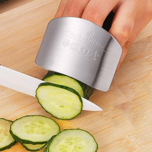 Personalized Design Stainless Steel Finger Hand Guard Finger Protector Knife Slice Chop Safe Slice Cooking Tools