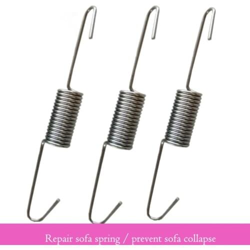 10Pcs/lot 10cm Sofa Springs Balance Hook Household Furniture Sofa Spring Hooks Extension Springs Hardware Parts Accessories