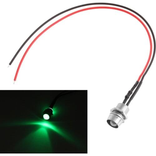 1x LED Indicateur Lumière Pilot Dash Directionnel Voiture Moto Bateau 12V Rouge R2LC