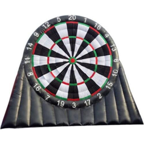 Free Shipping High Quality PVC Giant Inflatable Toys Golf Football Soccer Darts Outdoor Sports Game With Balls&free Air-Pump