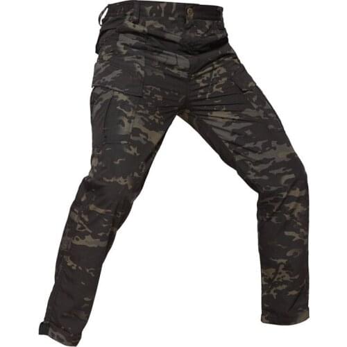 5XL Spring Men Outdoor Camping Hiking Pants Tactical Combat Waterproof Camouflage Fishing Hunting Male Overalls Cargo Trousers