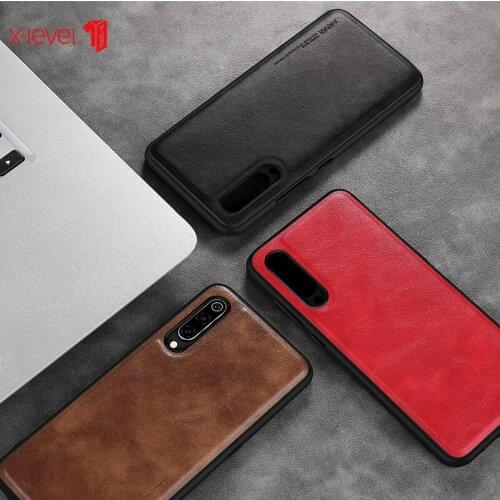 For Xiaomi Mi 9 Phone Case Original Luxury Leather Slim For Mi9 Back Cover Full package Soft edge Free Shipping X-Level