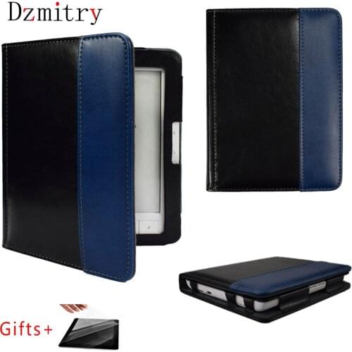 PU Leather book For Digma E658 6 inch eBook Cover R658 S683g eReader Protective Magnetic flip good fit Case Funda Capa+Film